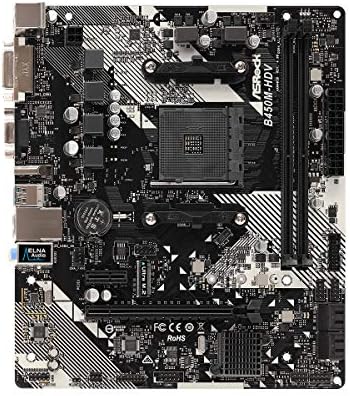ASRock Motherboard B450M-HDV R4.0 AM4 ASRock Motherboard B450M-HDV R4.0 AM4